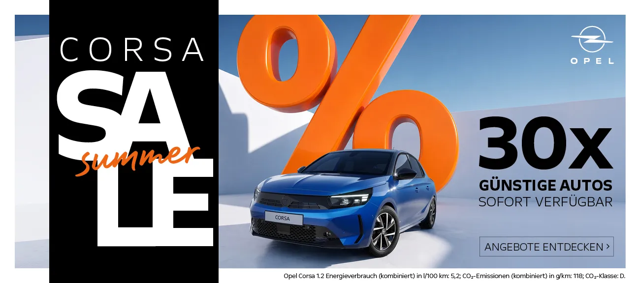 Corsa Summer Sale