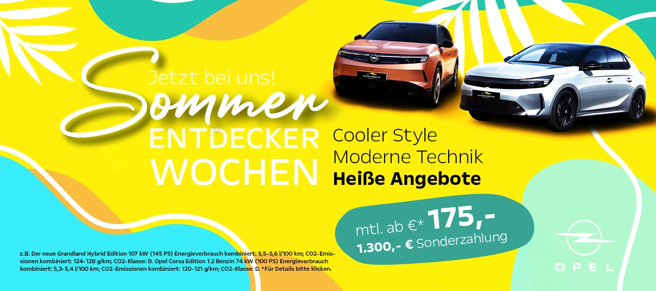 Opel Sommer Deals
