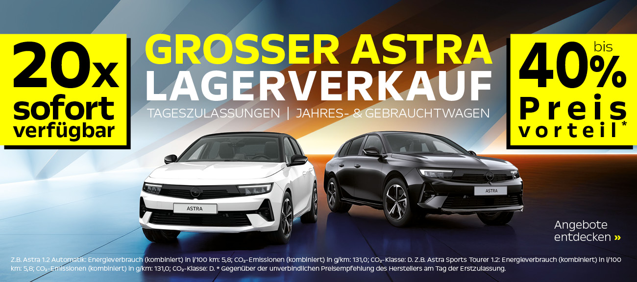 Astra Lagerverkauf